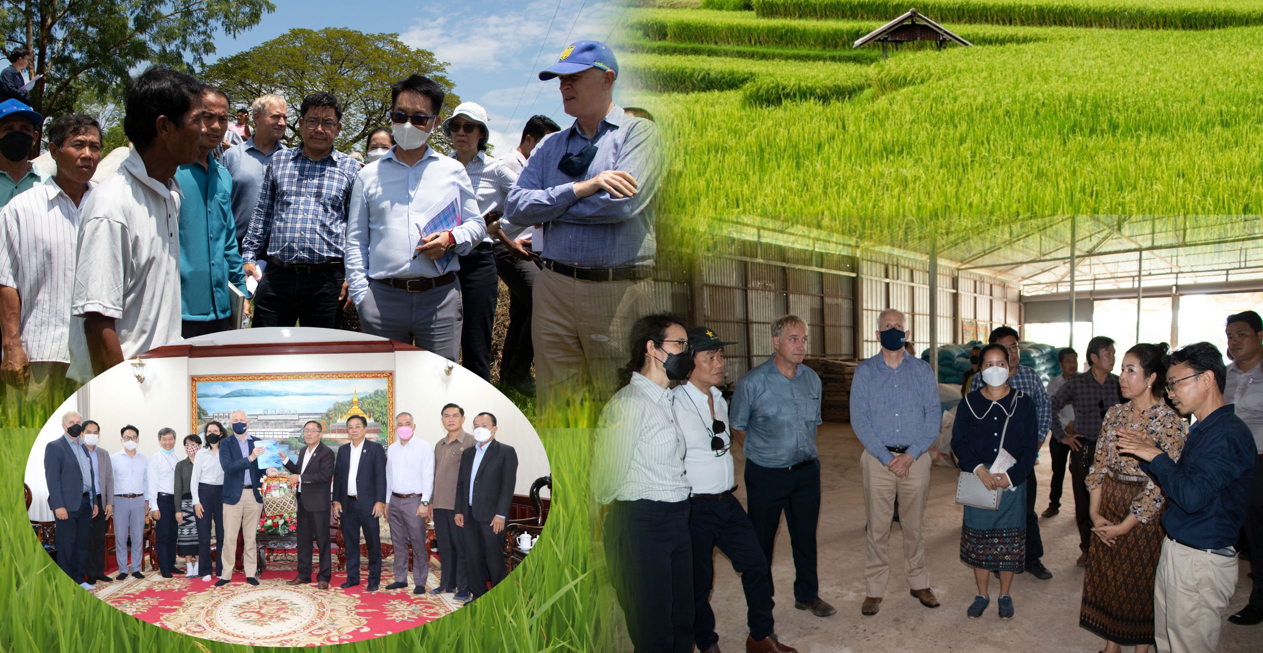World Bank team visited Lao Agriculture competitiveness project in Vientiane Province