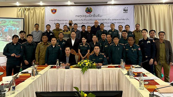 ຝຶກອົບຮົມ ການນໍາໃຊ້ອຸປະກອນ ແລະ ຄູ່ມື ການຈັດຕັ້ງປະຕິບັດ ວຽກງານສະກັດກັ້ນອາຊະຍາກໍາສັດນໍ້າ, ສັດປ່າ ແລະ ພືດປ່າ